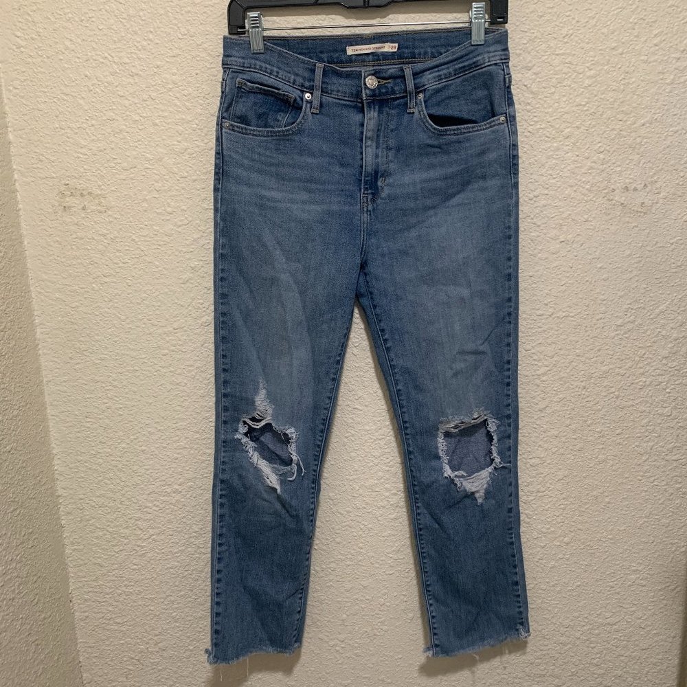 Levi's 724 High Rise Straight Women's Denim Jeans Size 28